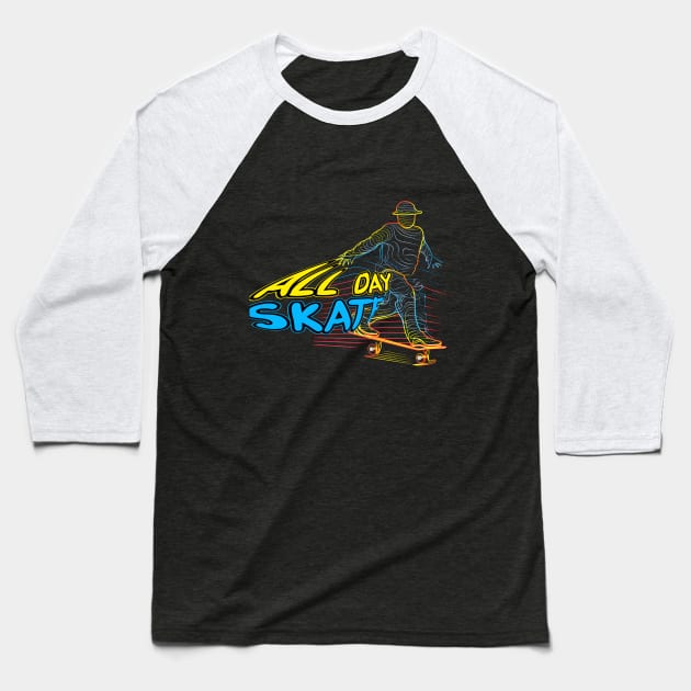 Skateboard Art Design quotes skate board time Baseball T-Shirt by A Floral Letter Capital letter A | Monogram, Sticker